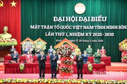 Đại hội đại biểu MTTQ Việt Nam tỉnh Ninh Bình lần thứ I, nhiệm kỳ 2025-2030 thành công tốt đẹp