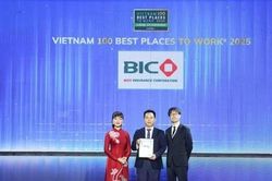 BIC tiếp tục đứng Top 1 nơi làm việc tốt nhất khối bảo hiểm doanh nghiệp lớn