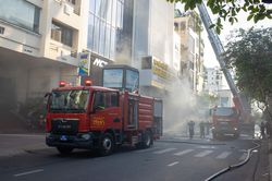 Cháy thẩm mỹ viện ở trung tâm TP.HCM