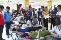 Vận động hiến được 274 đơn vị máu