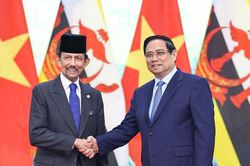 Thủ tướng Phạm Minh Chính hội kiến Quốc vương Brunei Darussalam Haji Hassanal Bolkiah