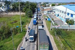 Đường huyết mạch nối TP Hồ Chí Minh và Tây Ninh thường xuyên ùn tắc