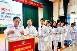 Bệnh viện Đa khoa tỉnh Thanh Hóa phát động ủng hộ đồng bào miền Trung, Tây Nguyên khắc phục hậu quả do mưa lũ