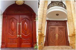 Những mẫu cửa gỗ biệt thự sang trọng được ưa chuộng