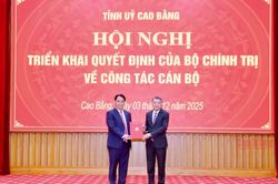 Đồng chí Phan Thăng An giữ chức vụ Bí thư Tỉnh ủy Cao Bằng