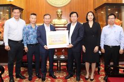 Đoàn Thể thao Việt Nam ủng hộ hơn 116 triệu đồng trước khi dự SEA Games 2025