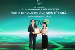 BIDV nhận giải Báo cáo thường niên tốt nhất lần thứ 3 liên tiếp