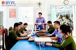 VKSND Khu vực 14 tỉnh An Giang kiểm sát Phân trại tạm giam Cô Tô