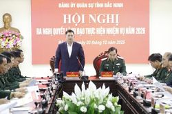 Đảng ủy Quân sự tỉnh Bắc Ninh triển khai nhiệm vụ năm 2026
