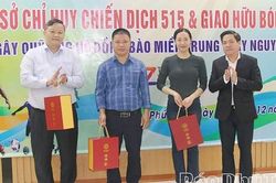 Tổng kết Trụ sở chỉ huy Chiến dịch 515 và gây quỹ ủng hộ đồng bào miền Trung - Tây Nguyên
