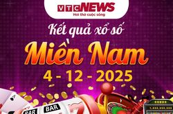 XSMN 4/12 - Trực tiếp kết quả xổ số miền Nam hôm nay 4/12/2025