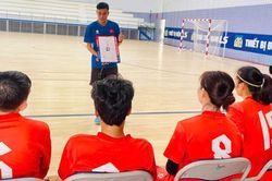 Rút gọn danh sách đội tuyển futsal nữ Việt Nam dự SEA Games 2025