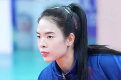 Nhan sắc nữ vận động viên bóng chuyền được chọn cầm cờ cho đoàn Thể thao Việt Nam tại SEA Games 33