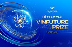 [Trực tiếp]: Lễ trao Giải thưởng Khoa học Công nghệ thường niên toàn cầu VinFuture 2025