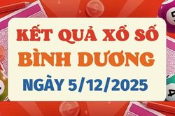 Trực tiếp kết quả xổ số Bình Dương hôm nay 5/12/2025 - XSBD 5/12