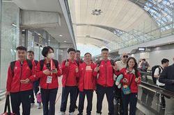 Đoàn Thể thao Việt Nam đã đến Thái Lan, sẵn sàng cho SEA Games 33
