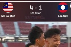 U22 Lào bị loại sớm SEA Games 33, thua U22 Malaysia 1-4