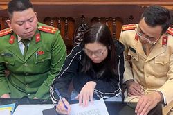 Tàu phải dừng khẩn cấp vì ô tô mắc kẹt trên đường ray, nữ tài xế bị phạt