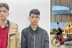 Bắt nóng 2 thanh niên kề dao vào cổ tài xế xe ôm cướp tài sản