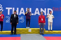 Võ sĩ Jujitsu Phụng Mùi Nhình giành HCB tại SEA Games 33