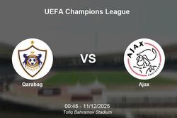 Nhận định Qarabag vs Ajax - UEFA Champions League
