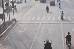 Hàng trăm xe máy bị phạt nguội chỉ trong ngày 09/12 tại 1 nút giao ở Hà Nội