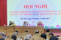 Đại biểu HĐND tỉnh An Giang tiếp xúc cử tri phường Hà Tiên và Tô Châu