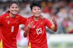 ĐT nữ Việt Nam 2-0 Myanmar, vào bán kết SEA Games 33