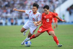 Kết quả bóng đá nữ Việt Nam 2-0 Myanmar: Bàn thắng phủ đầu, khẳng định vị thế