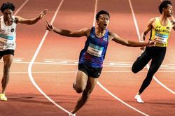 'Thần đồng điền kinh' chạy 100m dưới 10 giây tại SEA Games 2025 xếp hạng bao nhiêu trong lịch sử điền kinh thế giới?