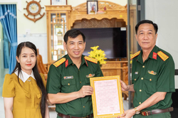 Bộ CHQS tỉnh An Giang bàn giao 'Nhà Đồng đội'