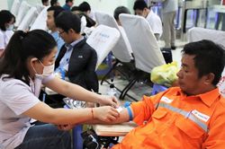 750 cán bộ, nhân viên Tổng Công ty Điện lực miền Trung hiến máu nhân đạo