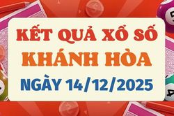 Trực tiếp kết quả xổ số Khánh Hòa hôm nay 14/12/2025 - XSKH 14/12