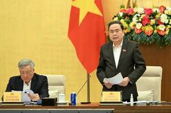 Chủ tịch Quốc hội Trần Thanh Mẫn chủ trì phiên họp của Ủy ban Thường vụ Quốc hội về công tác bầu cử