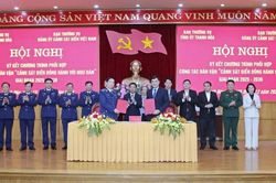 Thanh Hóa ký kết phối hợp dân vận với Cảnh sát biển Việt Nam