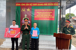 Bộ CHQS tỉnh Đắk Lắk bàn giao Nhà tình nghĩa tặng gia đình chính sách