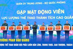 Đại tướng Phan Văn Giang: Lực lượng thể thao Quân đội phải luôn bản lĩnh, trung thực, cao thượng, trách nhiệm