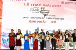 Vinh danh 100 tác giả xuất sắc tại cuộc thi 'Mối duyên với Trung Quốc của tôi'