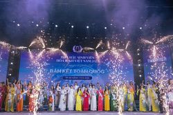Top 44 Hoa hậu Sinh viên Hòa bình Việt Nam khoe sắc trong đêm thi bán kết