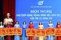 Hội Liên hiệp Phụ nữ thành phố Đà Nẵng nhận Cờ thi đua 'Đơn vị xuất sắc'