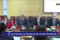 Đại sứ Đan Mạch tại Việt Nam làm việc với UBND tỉnh Điện Biên