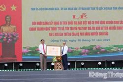 Lễ đón nhận Bằng xếp hạng Di tích quốc gia đặc biệt mộ Cụ Phó bảng Nguyễn Sinh Sắc
