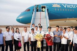 Sân bay Long Thành chính thức đón tàu bay thương mại đầu tiên