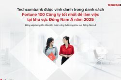 Techcombank ghi dấu ấn nhờ chiến lược nhân sự quốc tế, lọt top 100 nơi làm việc tốt nhất Đông Nam Á
