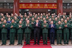 Chủ tịch nước Lương Cường dự Hội nghị Quân chính toàn quân
