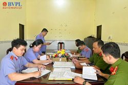 Trực tiếp kiểm sát giải quyết tin báo tại Công an xã Tài Văn