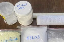 Công an xã Hòa Tiến phát hiện trường hợp chế tạo pháo trái phép
