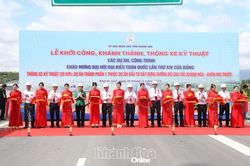Thông xe kỹ thuật 20km đầu tuyến đường bộ cao tốc Khánh Hòa - Buôn Ma Thuột