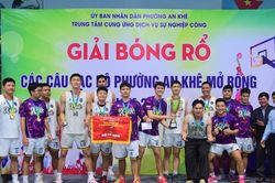 Đội bóng phường An Khê vô địch Giải bóng rổ các câu lạc bộ phường An Khê mở rộng