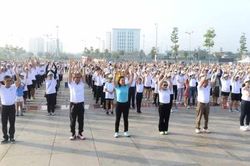 Đồng Tháp: Hơn 1.000 người tham gia Chương trình 'Toàn dân tập luyện thể dục thể thao'